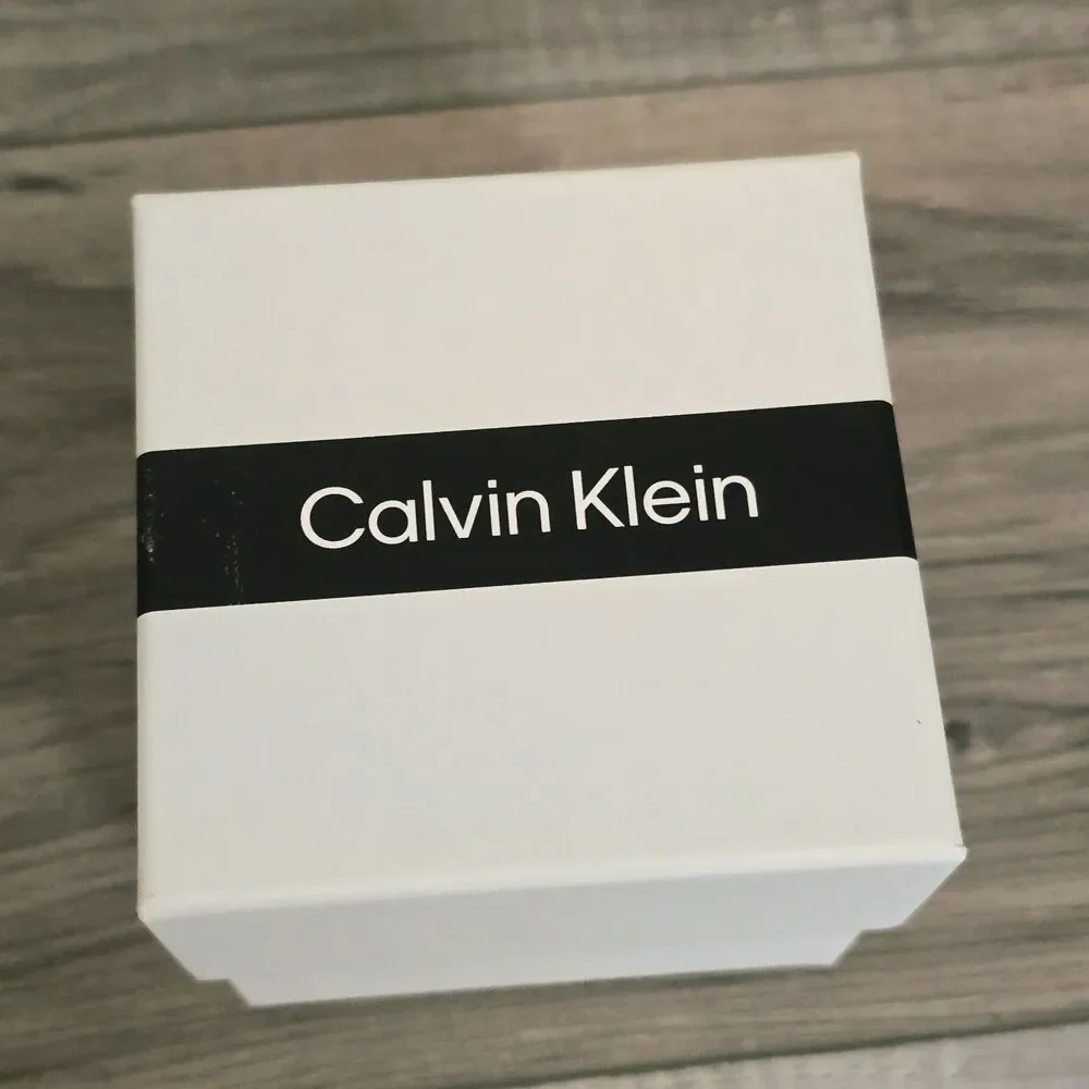 Calvin Klein Iconic Women's Quartz Mesh Bracelet Watch Stainless Steel Silver